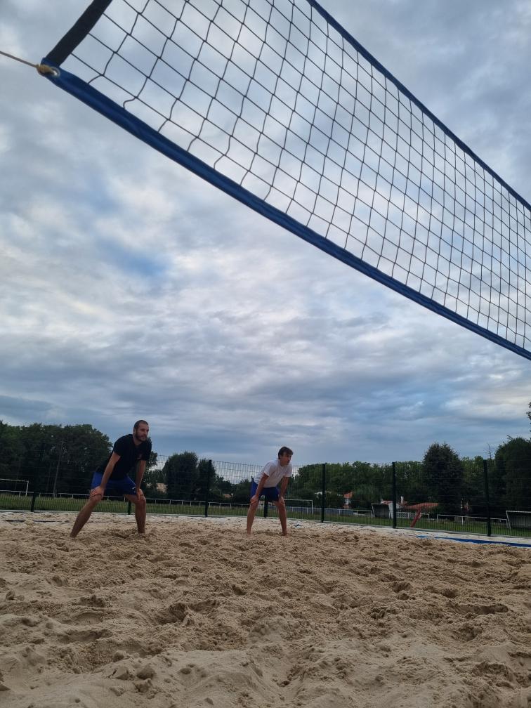 Le terrain de beach volley de Pin-Balma
